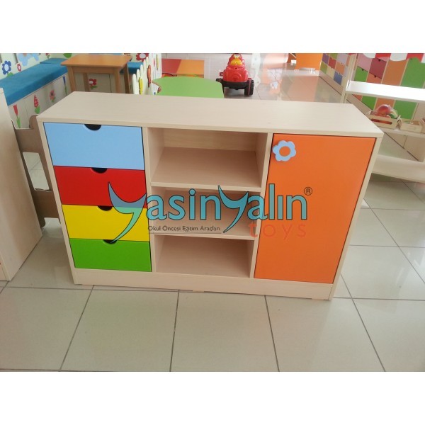 1 Kapakl� 4 �ekmeceli Dolap