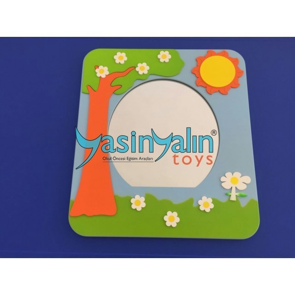 �lkbahar Temal� Lavabo Aynas�